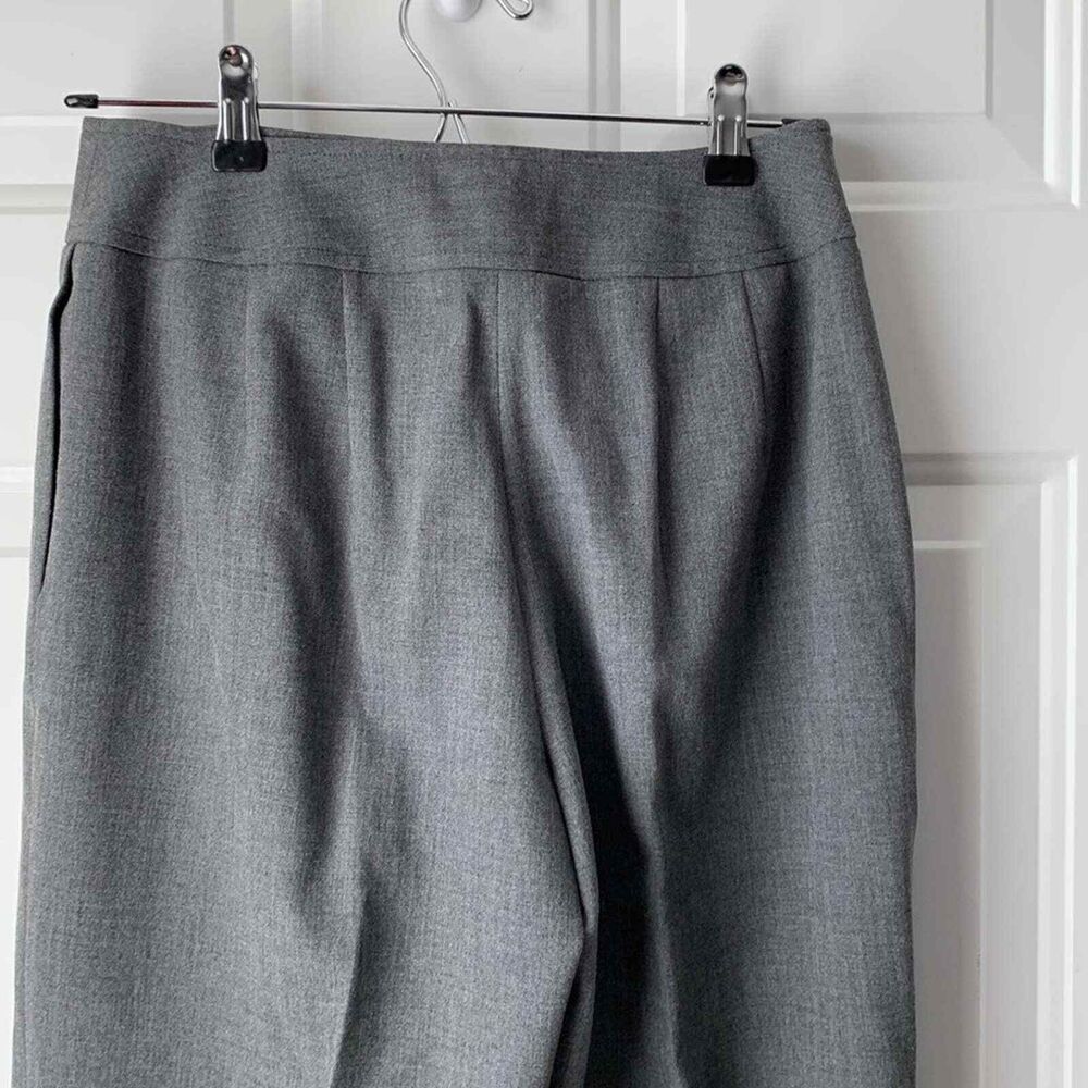 Talbots Gray Flat Front Dress Pants Womens Size 4 - Picture 4 of 7